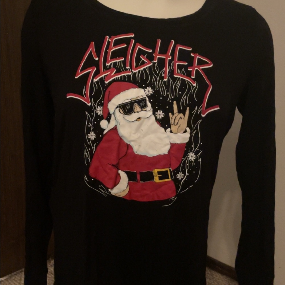 Torrid Super Soft Black “Sleigher” Sleep Shirt